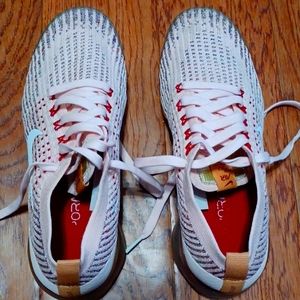 A Nike Vapormax shoes.